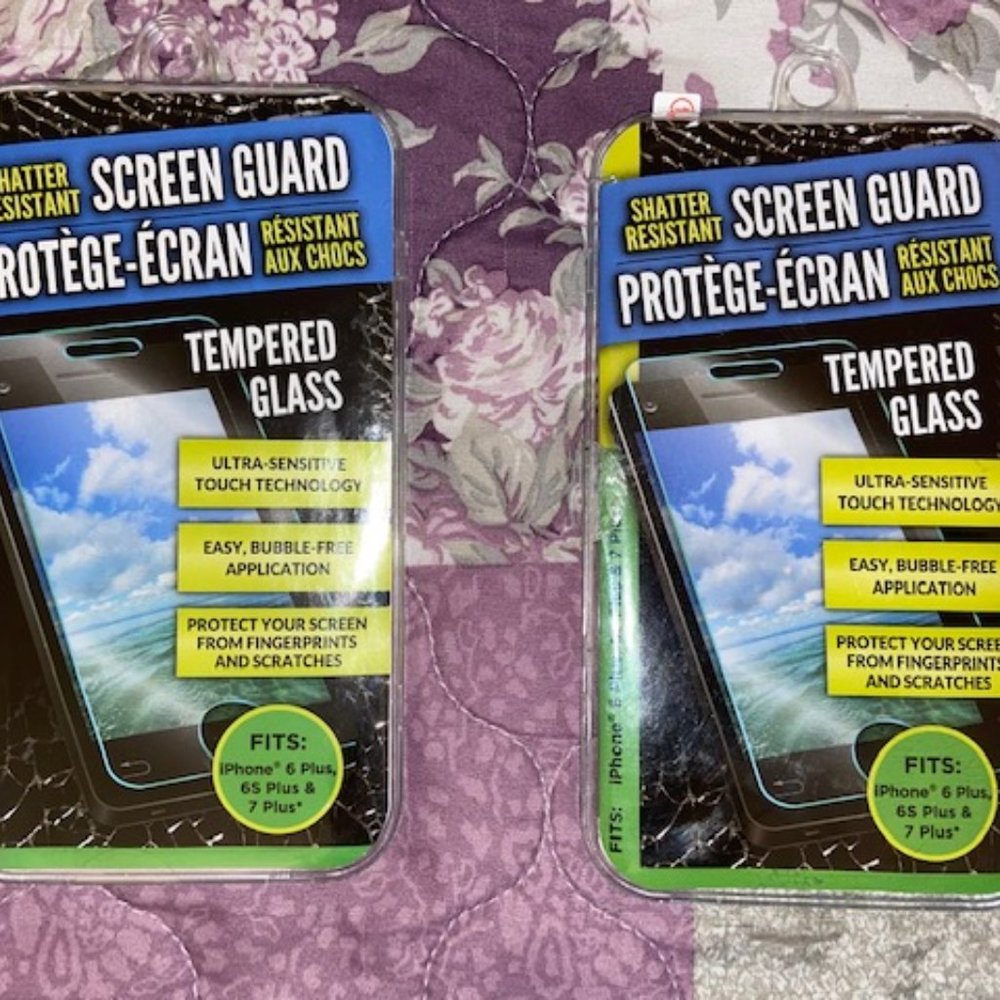 2 Screen Protectors (iPhone 6Plus/6S Plus/7 Plus)
